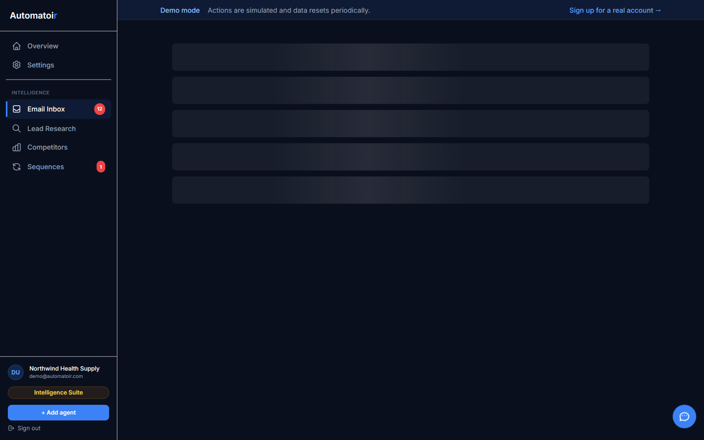 Threaded conversation view with AI draft